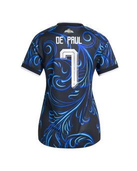 Billige Fotballdrakt Argentina Rodrigo De Paul #7 Replika Bortedrakt Dame VM 2026 Kortermet Billige Fotballdrakt Argentina Rodrigo De Paul #7 Replika Bortedrakt Dame VM 2026 Kortermet